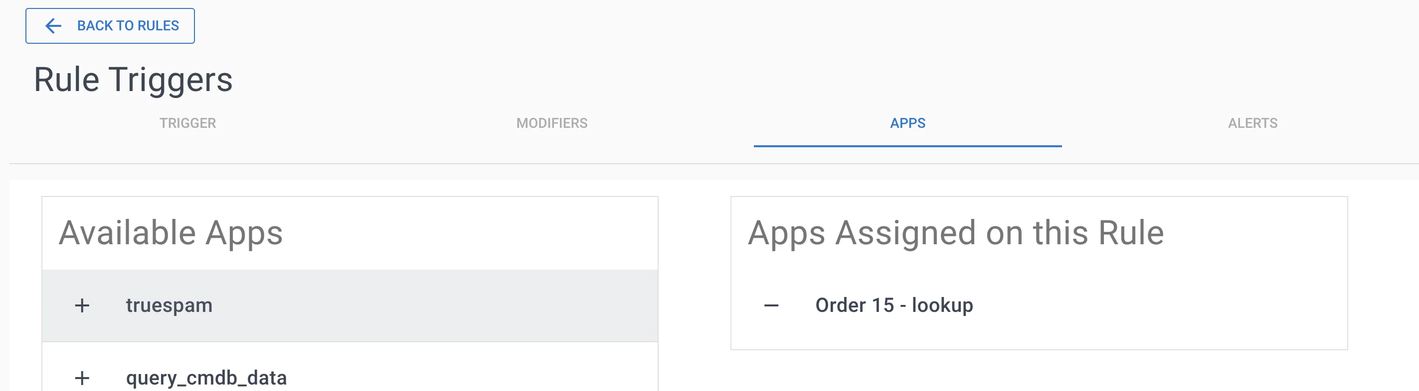 Adding PostgreSQL App to rule